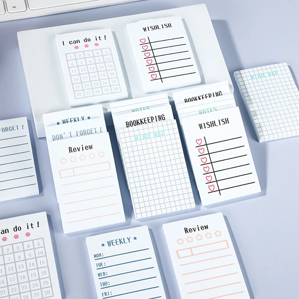 ELMAS 50Sheets Planner Memo Pad for Study & Work - Al Masam Stationery LLC