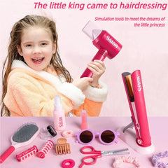 ELMAS Kids Hair Salon Play Set - Fun Hairdressing Toy for Girls - Al Masam Stationery LLC