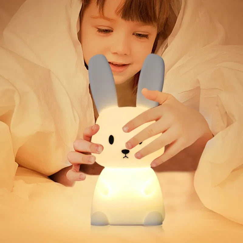 ELMAS Cute Rabbit Touch Sensor LED Night Light for Kids - Al Masam Stationery LLC