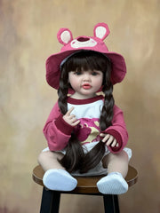 ELMAS 22" Realistic Reborn Silicone Baby Doll - Perfect Gift - Al Masam Stationery LLC