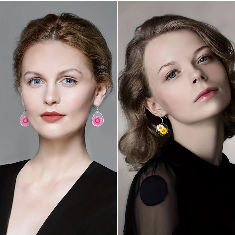 ELMAS DIY Square Earrings Molds for Crystal Jewelry Making - Al Masam Stationery LLC