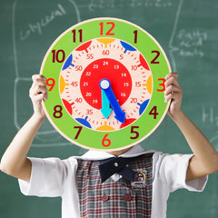 ELMAS Children Montessori Clock Jigsaw Toy for Teaching - Al Masam Stationery LLC