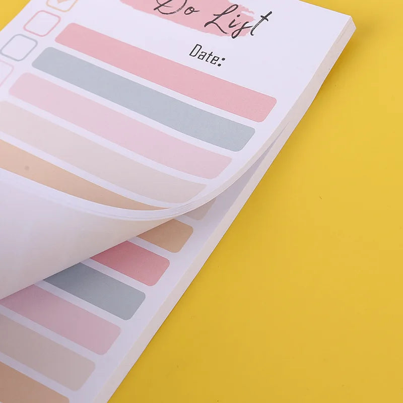 ELMAS 50 Sheets To Do List Notepad - Portable Daily Planner - Al Masam Stationery LLC