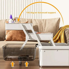 ELMAS 1pc White Large Capacity Medicine Box For Home Storage - Al Masam Stationery LLC