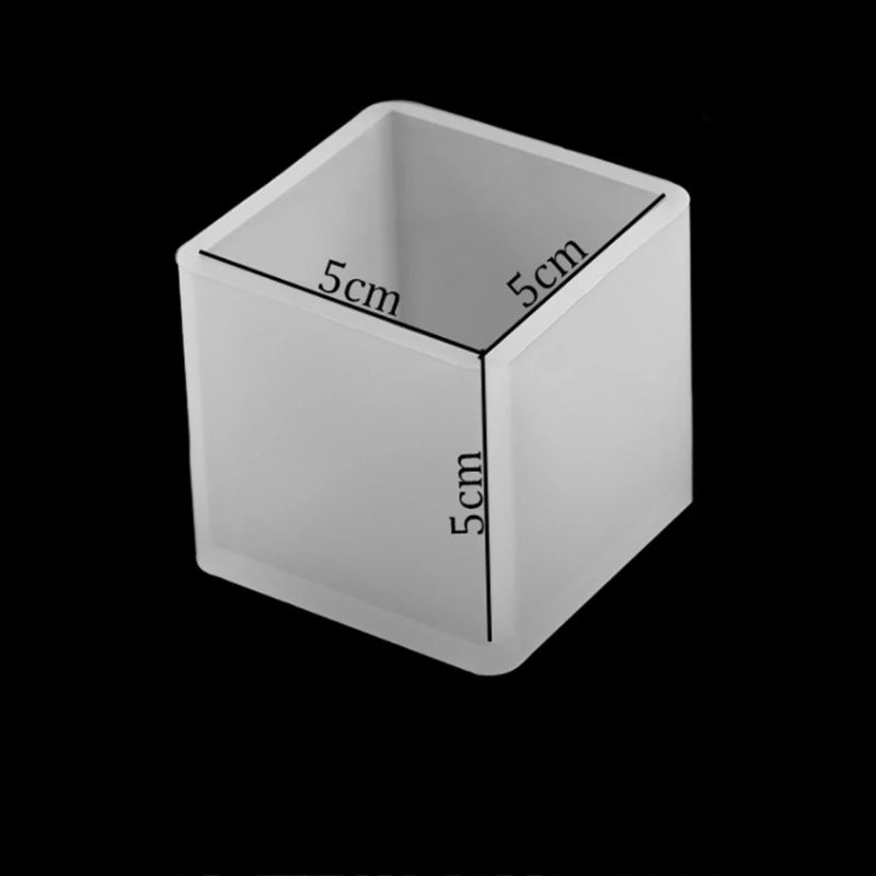 ELMAS Square Light Resin Mold with LED Base for Art Creation - Al Masam Stationery LLC