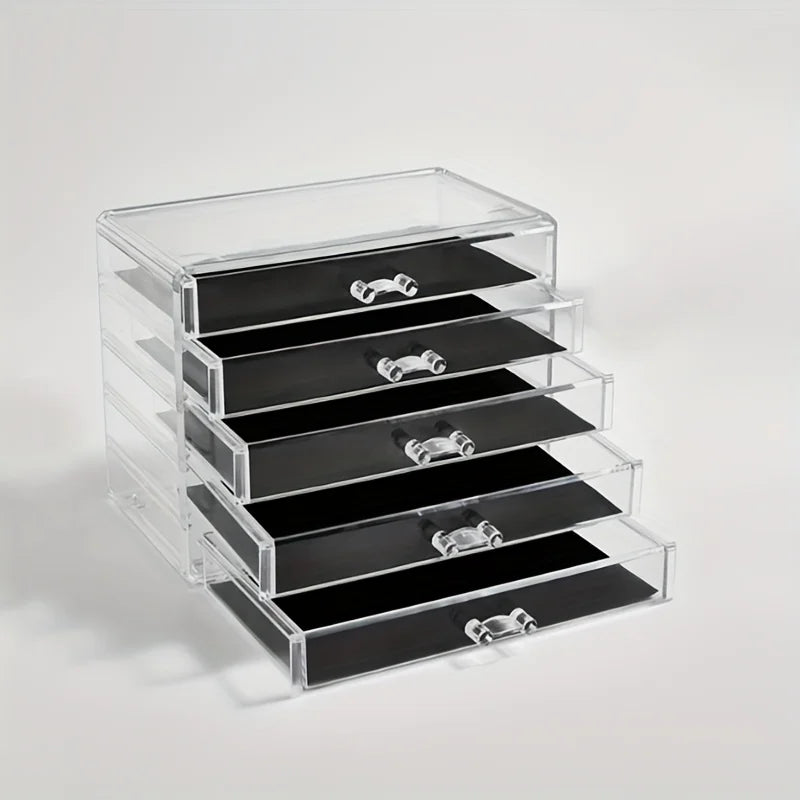 ELMAS 3/5Layer Acrylic Office Organizer Drawer Caddy - Al Masam Stationery LLC