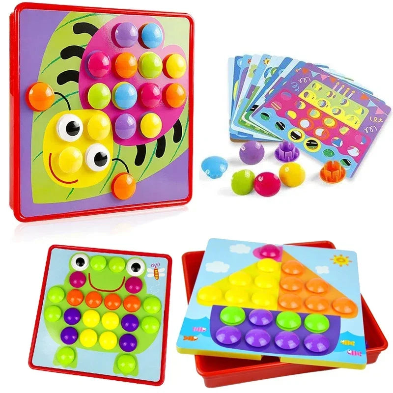 ELMAS New Mushroom Nail DIY Creative Montessori Toy - Al Masam Stationery LLC