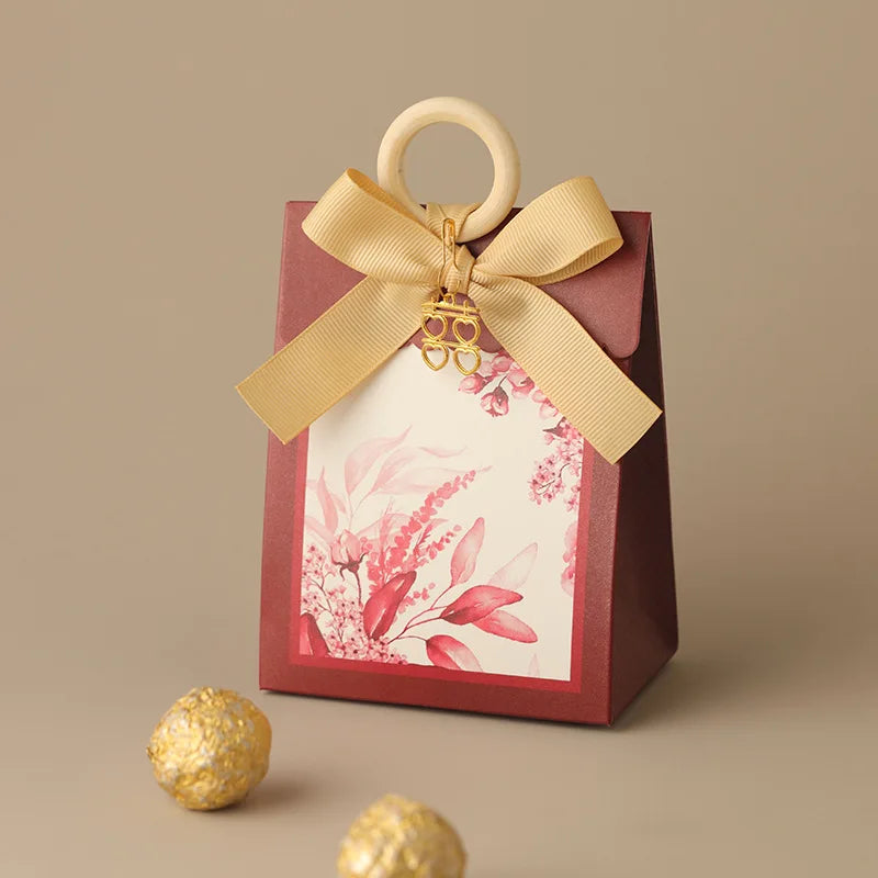 ELMAS Elegant 10/20/50Pcs Paper Gift Boxes With Ribbons - Al Masam Stationery LLC