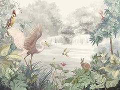 ELMAS Custom Southeast Asian Rainforest Mural Wallpaper - Al Masam Stationery LLC