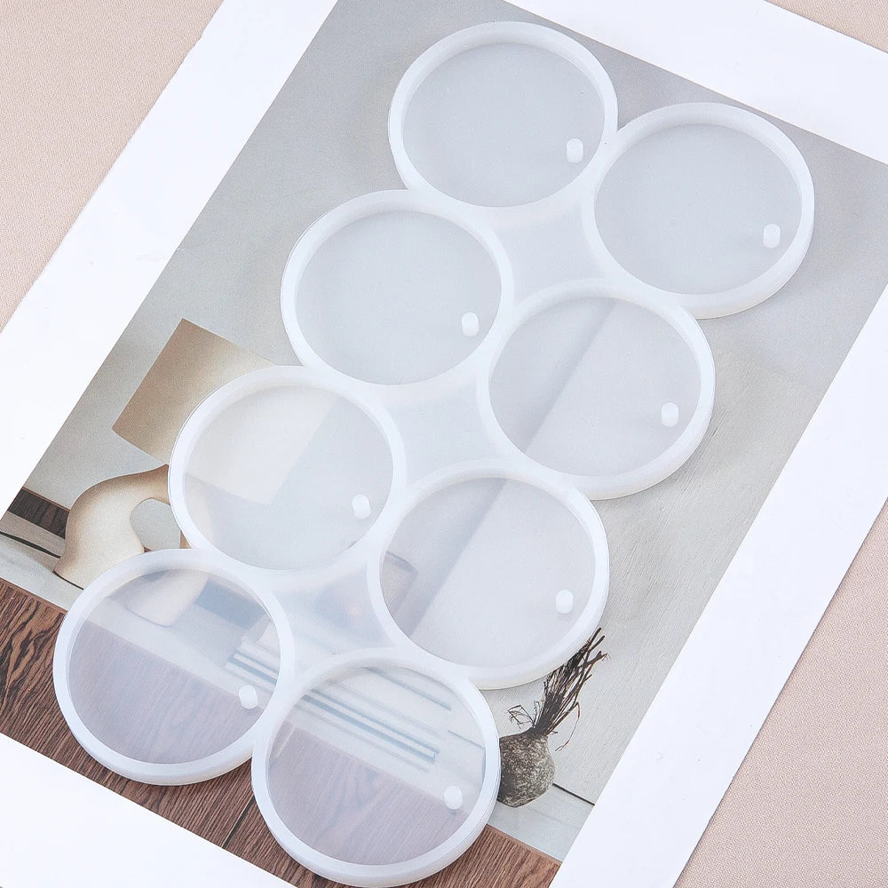 ELMAS Round Silicone Mould for DIY Jewelry Making Accessories - Al Masam Stationery LLC