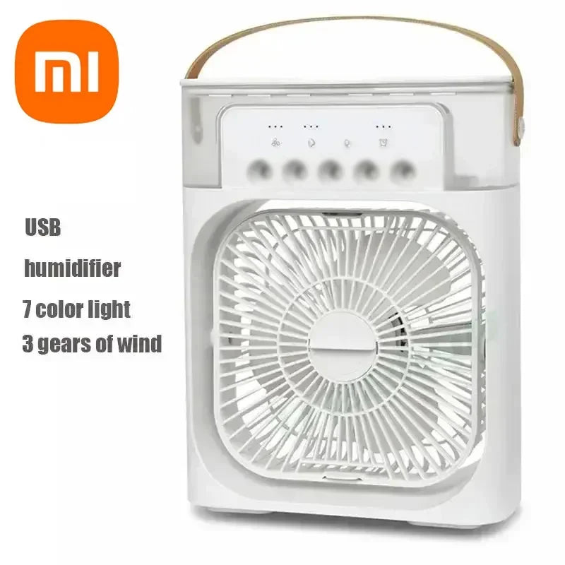 ELMAS Xiaomi 3-in-1 Portable Fan With LED Night Light - Al Masam Stationery LLC