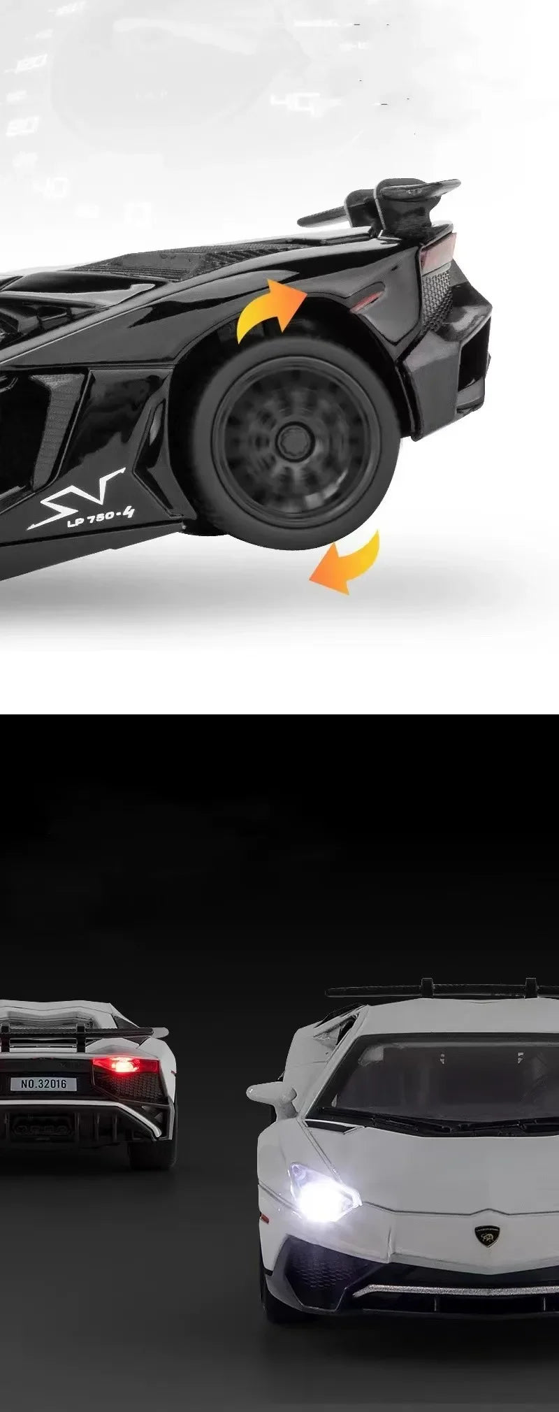 ELMAS 1:32 Lamborghinis SV LP750-4 Diecast Model Gift - Al Masam Stationery LLC