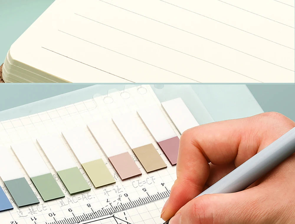 ELMAS Retro Morandi Sticky Notes Notepad School Supplies - Al Masam Stationery LLC