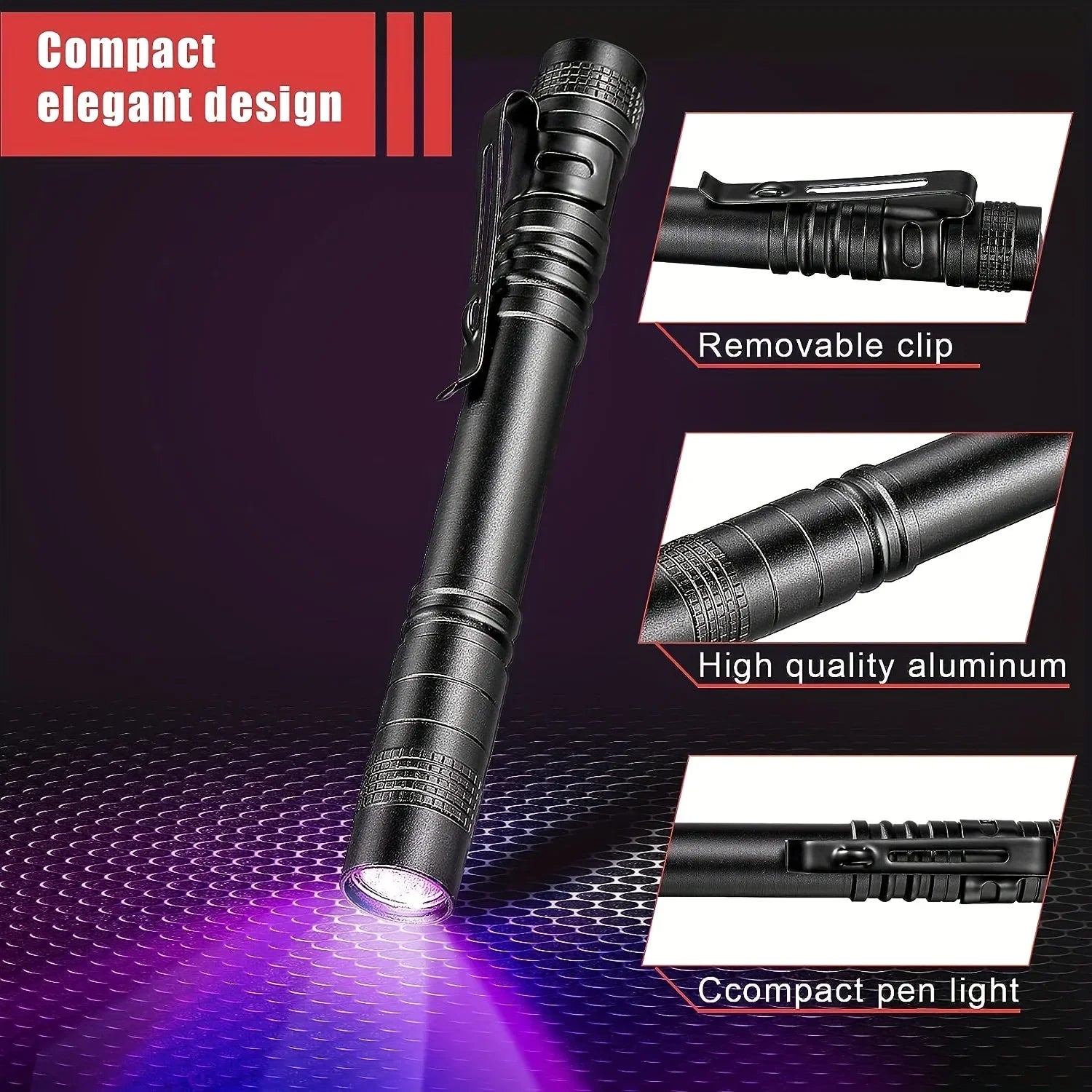 ELMAS Portable 365nm UV Flashlight for Detection - Al Masam Stationery LLC