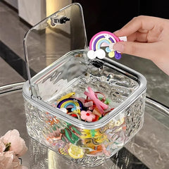 ELMAS Clear Hair Accessories Organizer Acrylic Storage Box - Al Masam Stationery LLC