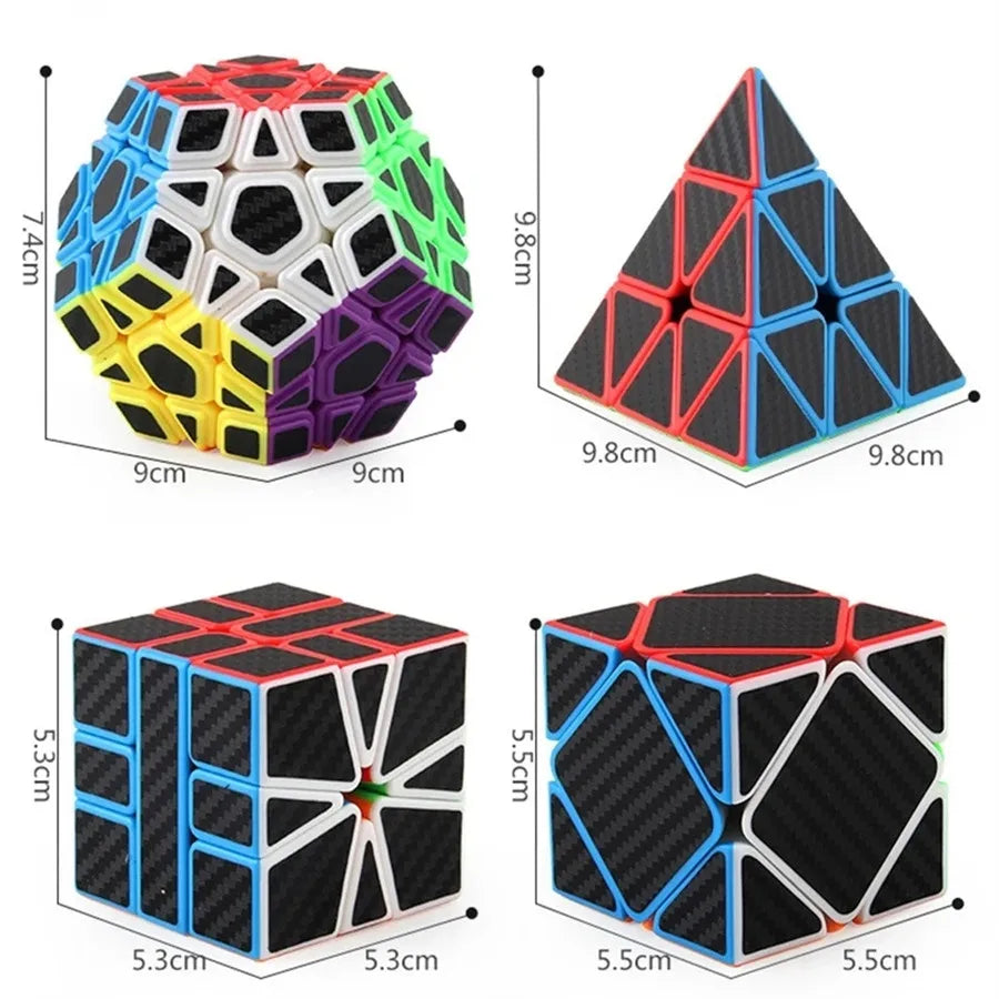 ELMAS Versatile Carbon Fiber Puzzle Cube Set for All Ages - Al Masam Stationery LLC