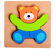 ELMAS Colorful 3D Animal Puzzle for Early Learning