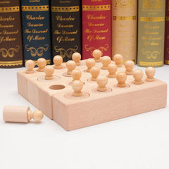 ELMAS Montessori Knobbed Cylinder Sensory Toys for Kids - Al Masam Stationery LLC