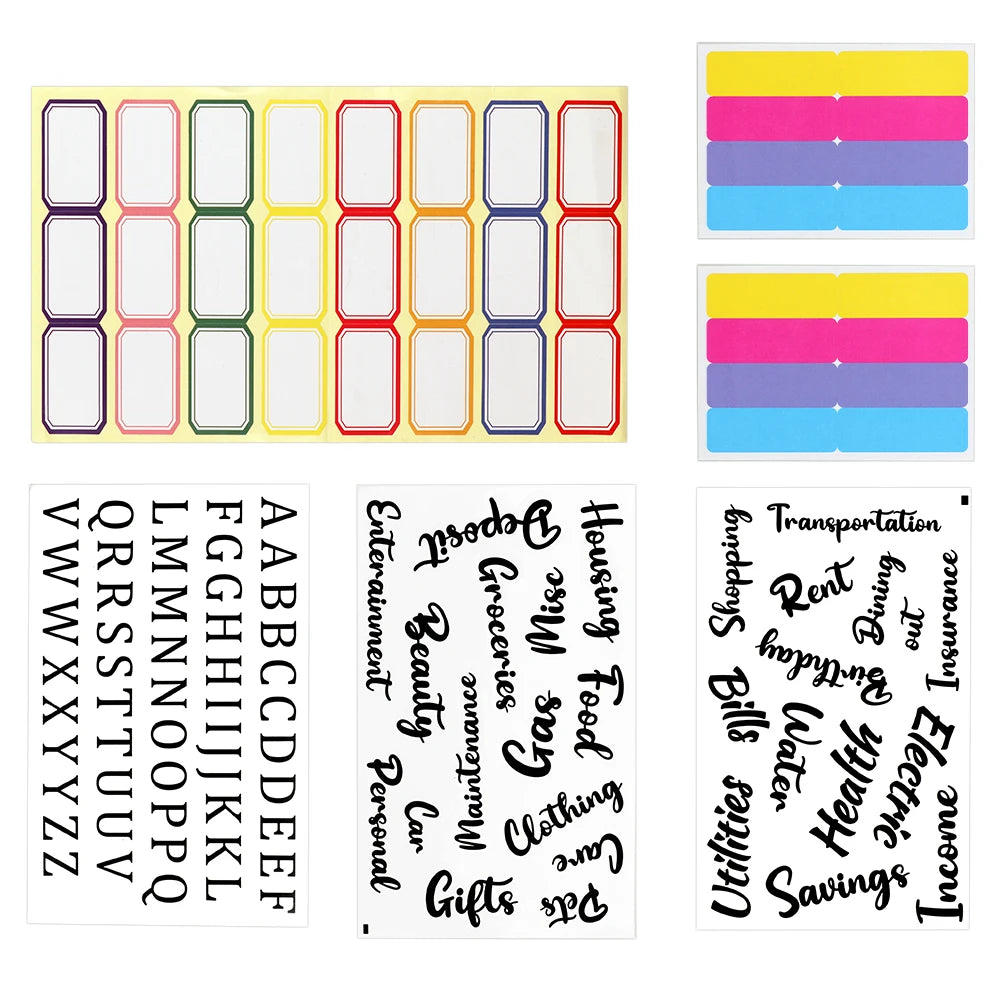 ELMAS 62pcs/set A6 Leather Ring Binder Notebook Organizer - Al Masam Stationery LLC