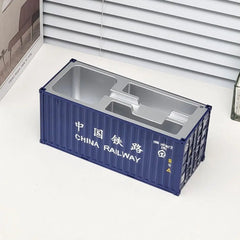 ELMAS Mini Shipping Container Desk Organizer - Unique Decor