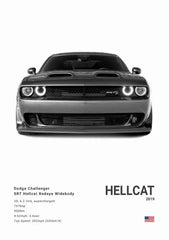 ELMAS Dodge Challenger SRT Hellcat Redeye Canvas Art