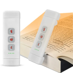 ELMAS Clip-On LED Bookmark Light with Timer & USB Rechargeable