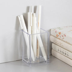 ELMAS Transparent Lipstick Acrylic Makeup Brush Storage Box - Al Masam Stationery LLC