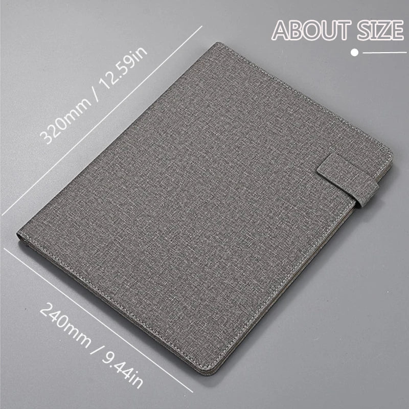 ELMAS Business Leather Padfolio & Document Organizer - Al Masam Stationery LLC