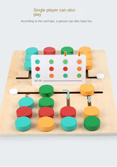 ELMAS Montessori Color and Shape Puzzle Matching Game