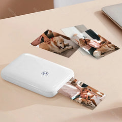 ELMAS Portable Bluetooth Mini Photo Printer for 2x3 Sticky Prints