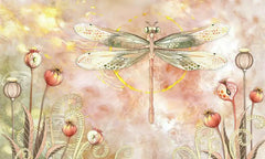 ELMAS Beibehang Custom Wallpaper Mural 3D Floral Design - Al Masam Stationery LLC
