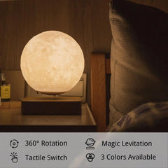 ELMAS Floating Luna Night Light - 3 Color Modes Decor - Al Masam Stationery LLC