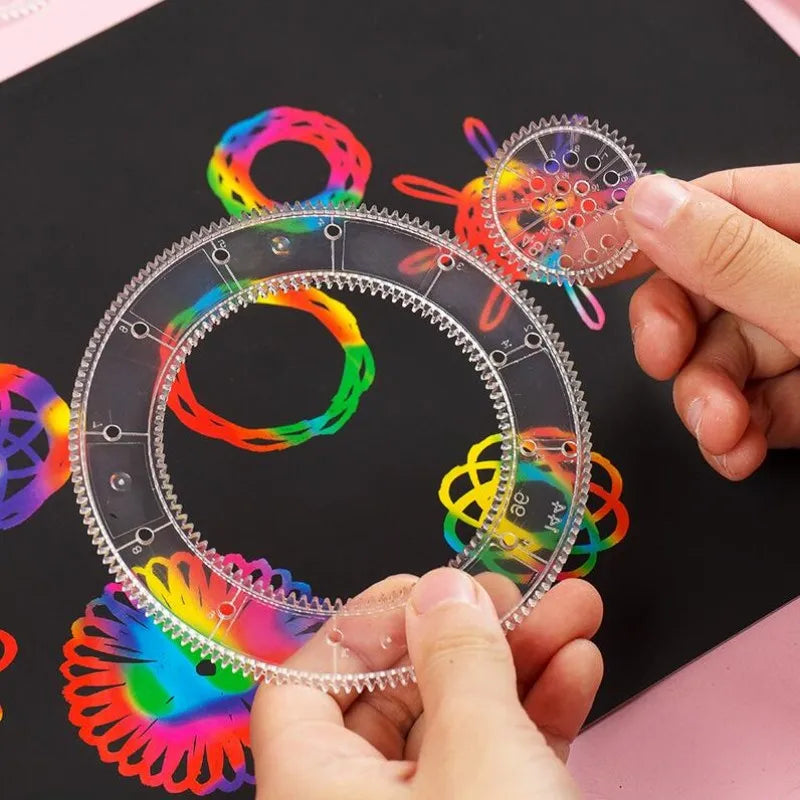 ELMAS Creative Spirograph Drawing Set for Kids - Al Masam Stationery LLC