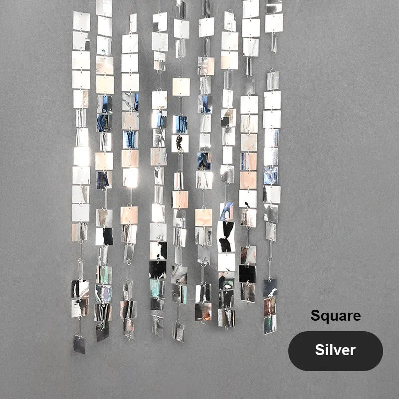 ELMAS Gold Sequins Party Glitter Curtain Backdrop 50/100 Pcs - Al Masam Stationery LLC