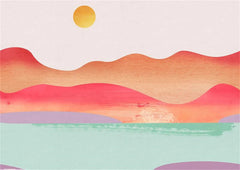 ELMAS Custom Nordic Artistic Landscape Mural Wallpaper - Al Masam Stationery LLC