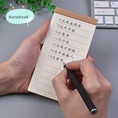 ELMAS Creative Kraft Paper 3PCs Tearable Notepad - Al Masam Stationery LLC