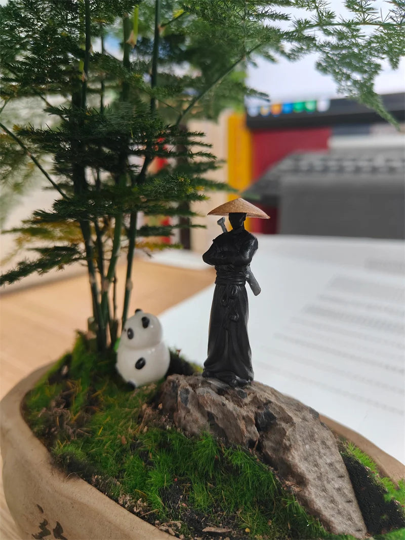 ELMAS 50mm Resin Mini Figures Ninja Samurai Warrior Gifts - Al Masam Stationery LLC