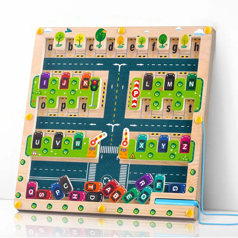 ELMAS Magnetic Alphabet Puzzle for Toddler Learning - Al Masam Stationery LLC