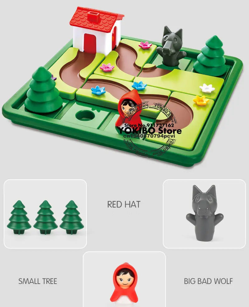 ELMAS Little Red Riding Hood IQ Training Puzzle Game - Al Masam Stationery LLC