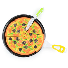 ELMAS Kids Pizza Cutting Playset - Fun Kitchen Toy!