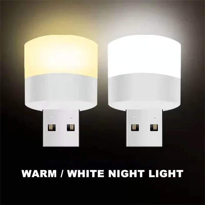 ELMAS Mini USB Night Light Warm White Eye Protection Bulb - Al Masam Stationery LLC