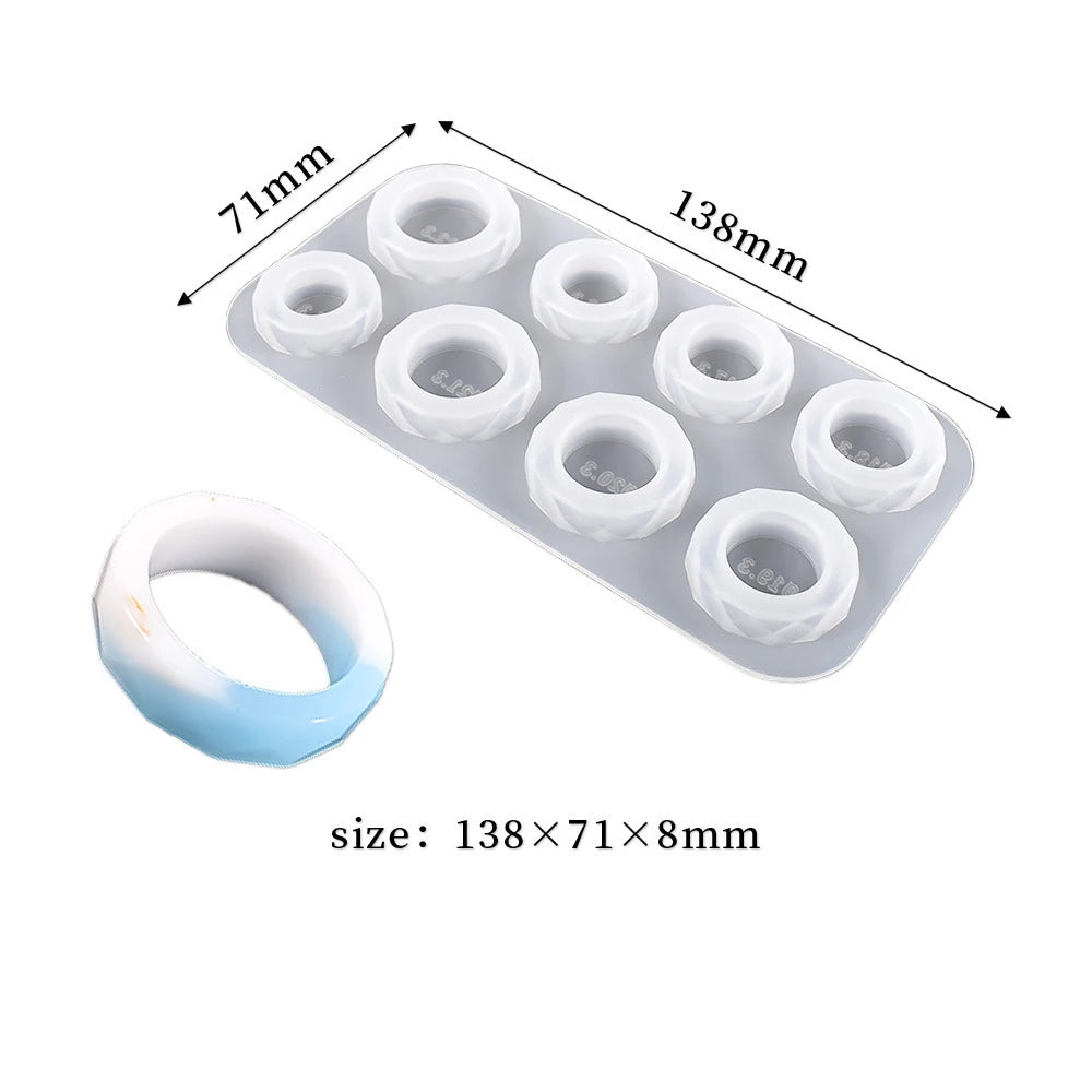 ELMAS DIY Cat Ear Epoxy Resin Ring Mold for Handmade Jewelry - Al Masam Stationery LLC
