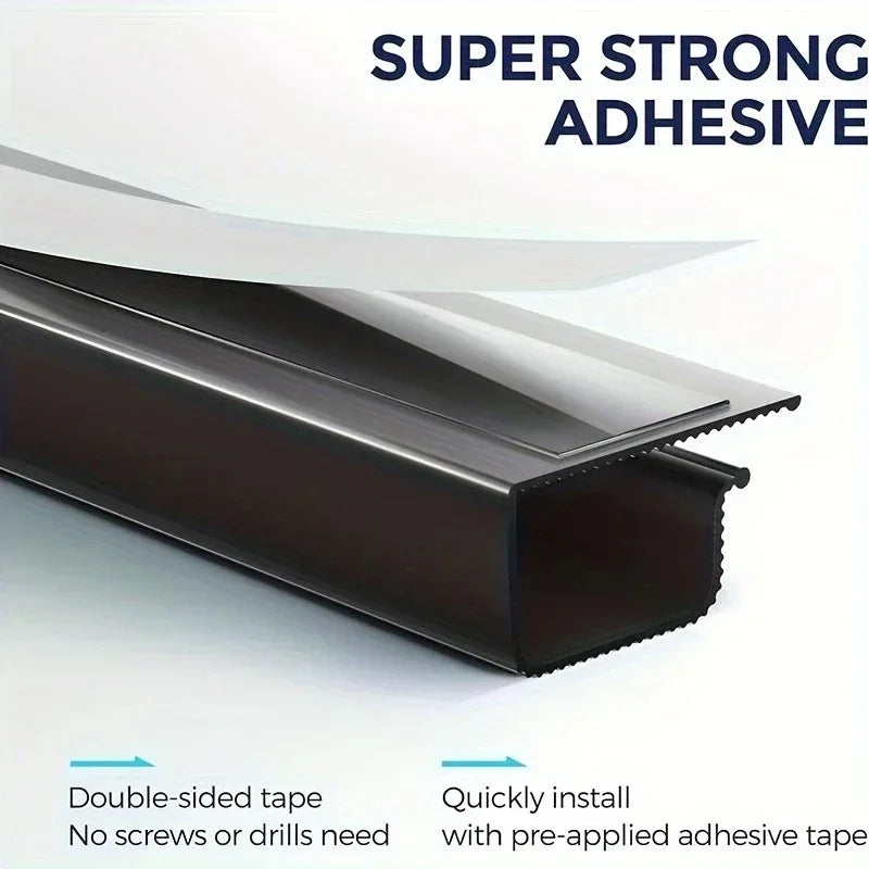 ELMAS Under Desk Cable Management Tray - No Drilling Needed - Al Masam Stationery LLC