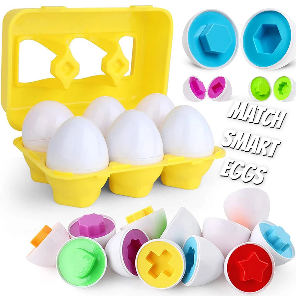 ELMAS Montessori Eggs Screws 3D Puzzle Smart Game - Al Masam Stationery LLC