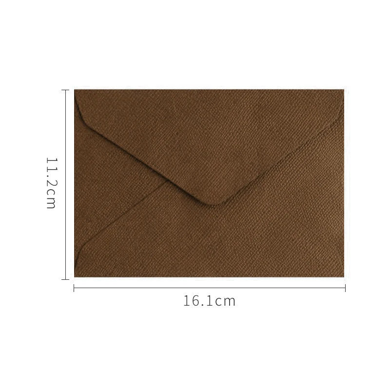 ELMAS 10pcs Window Envelopes for DIY Gift Packaging - Al Masam Stationery LLC