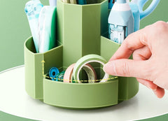 ELMAS Whimsical 360° Rotating Kawaii Pen Holder & Organizer