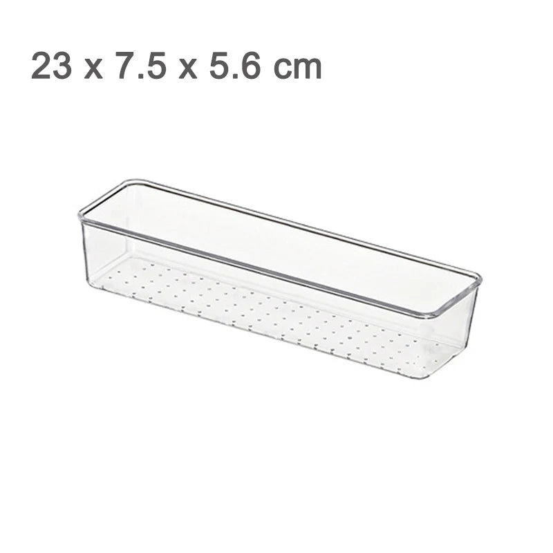 ELMAS Clear Acrylic Makeup Layered Storage Box for Desk - Al Masam Stationery LLC