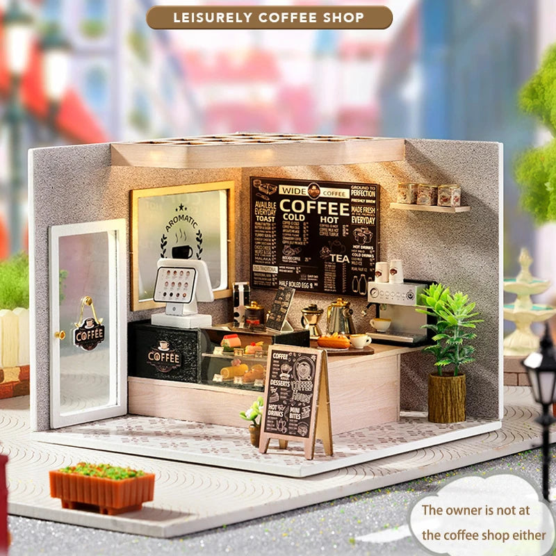 ELMAS Enchanted Dollhouse Kit with LED Lights & Furniture - Al Masam Stationery LLC