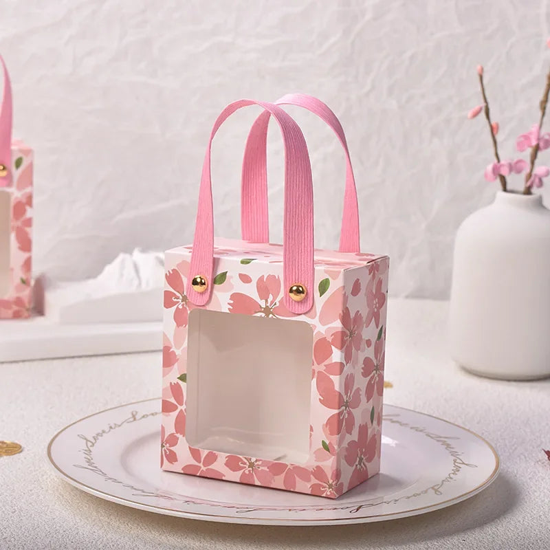 ELMAS Pink Cherry Blossom Candy Gift Boxes 10-100Pcs - Al Masam Stationery LLC