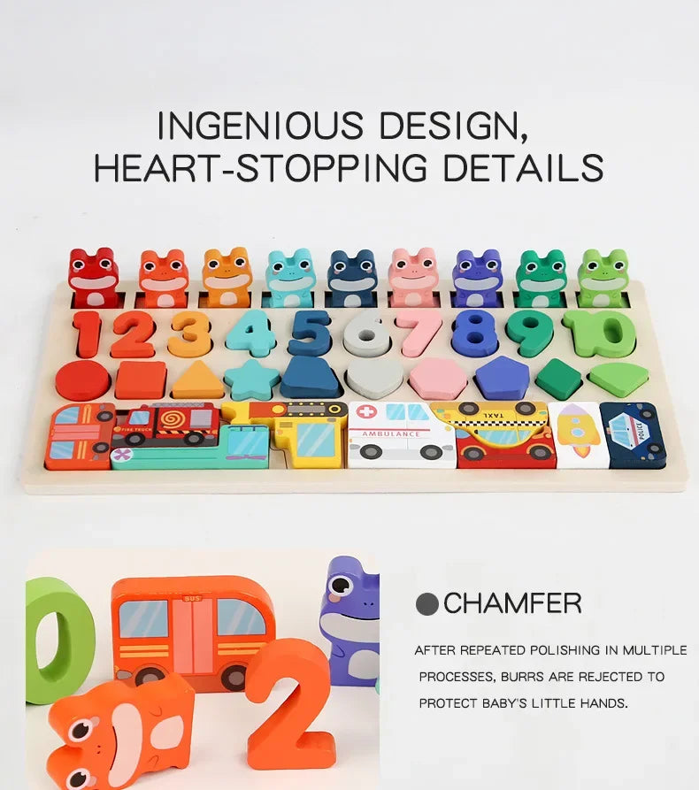 ELMAS: Montessori Educational Busy Board for Kids - Al Masam Stationery LLC